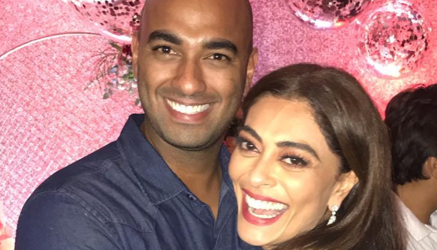 Juliana Paes com o irmão Junior