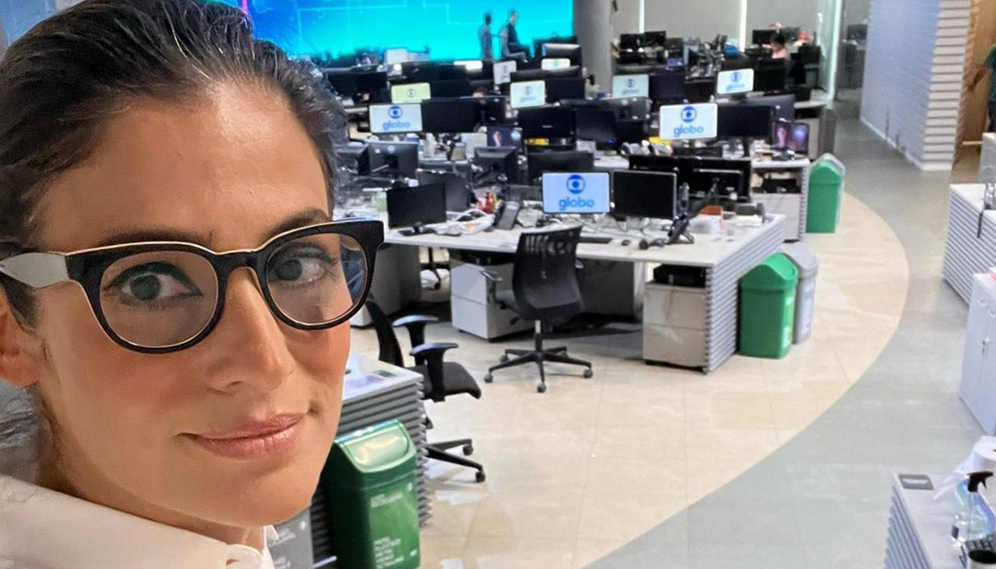 Apresentadora Renata Vasconcellos