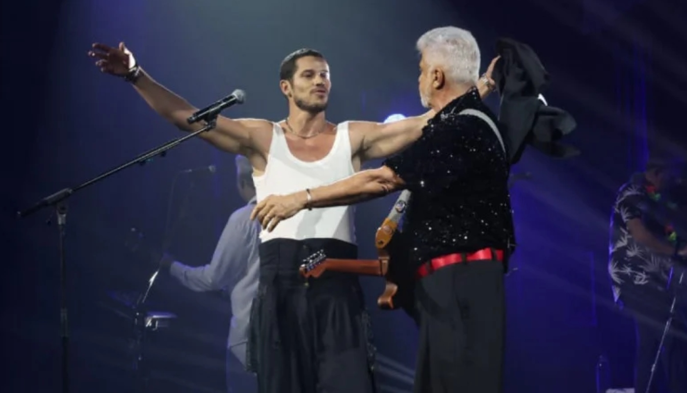 José Loreto no show especial de Lulu Santos