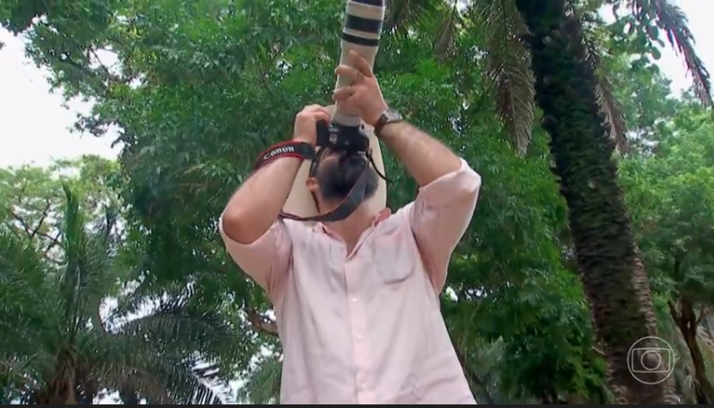 Juliano Cazarré usou seu tempo livre no Pantanal para fotografar.
