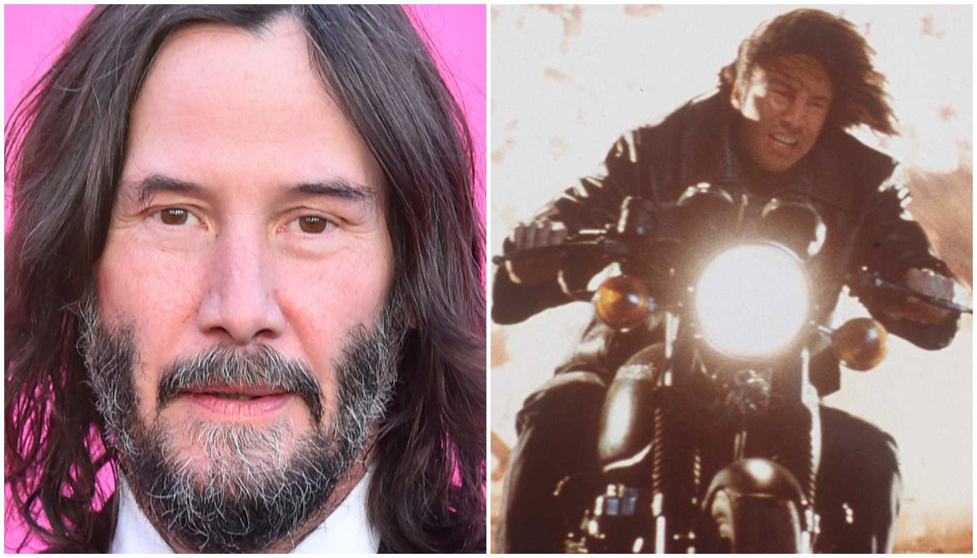 Keanu Reeves aprendeu a andar de moto durante filmagem e nunca mais parou