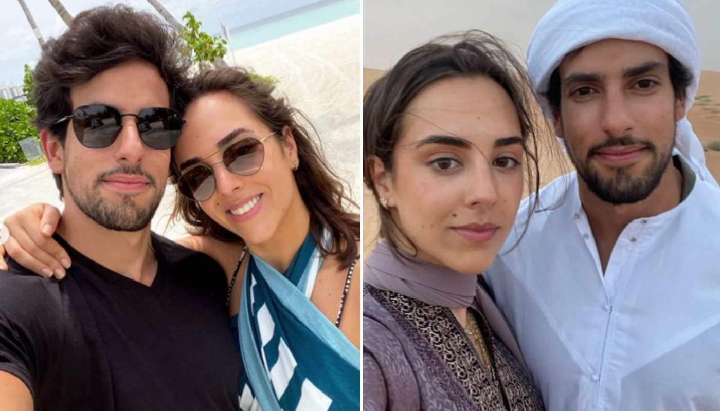 Julinho Casares posta fotos ao lado da namorada, Lara Silva