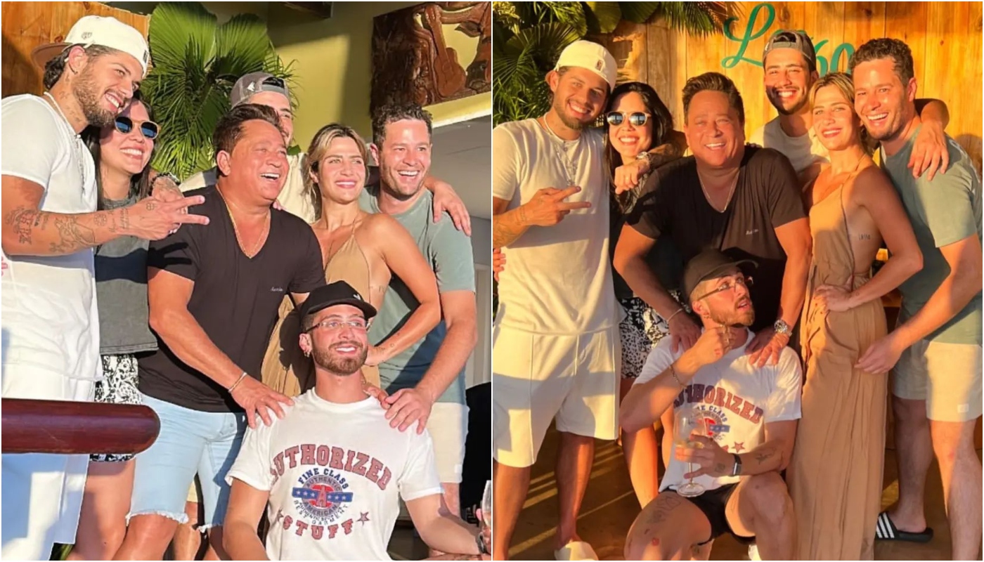 Leonardo reúne os filhos para comemorar 60 anos