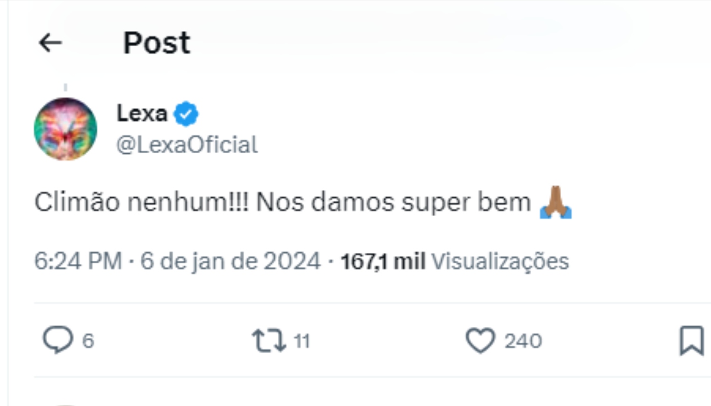 Lexa nega que exista climão com Jojo Todynho