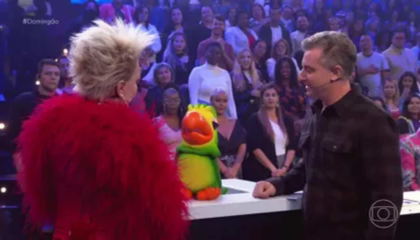 Ana Maria Braga com Luciano Huck no