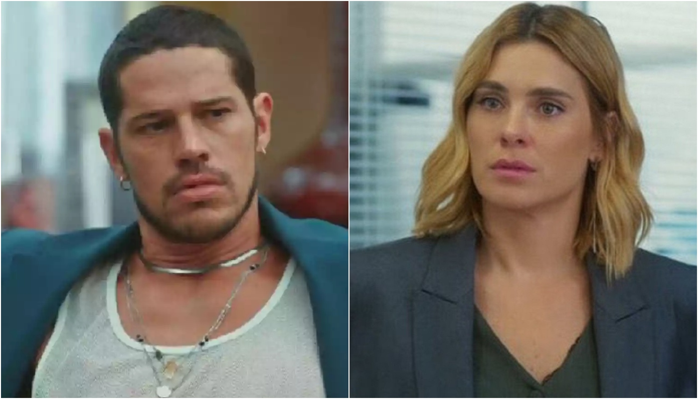 Lui Lorenzo (José Loreto) e Lumiar (Carolina Dieckmann) em 