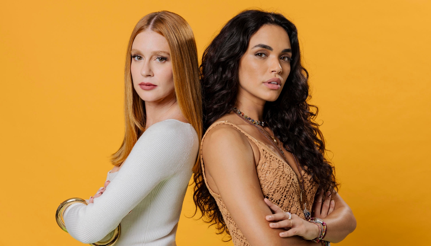 Preciosa (Marina Ruy Barbosa) e Luna (Giovana Cordeiro) em 