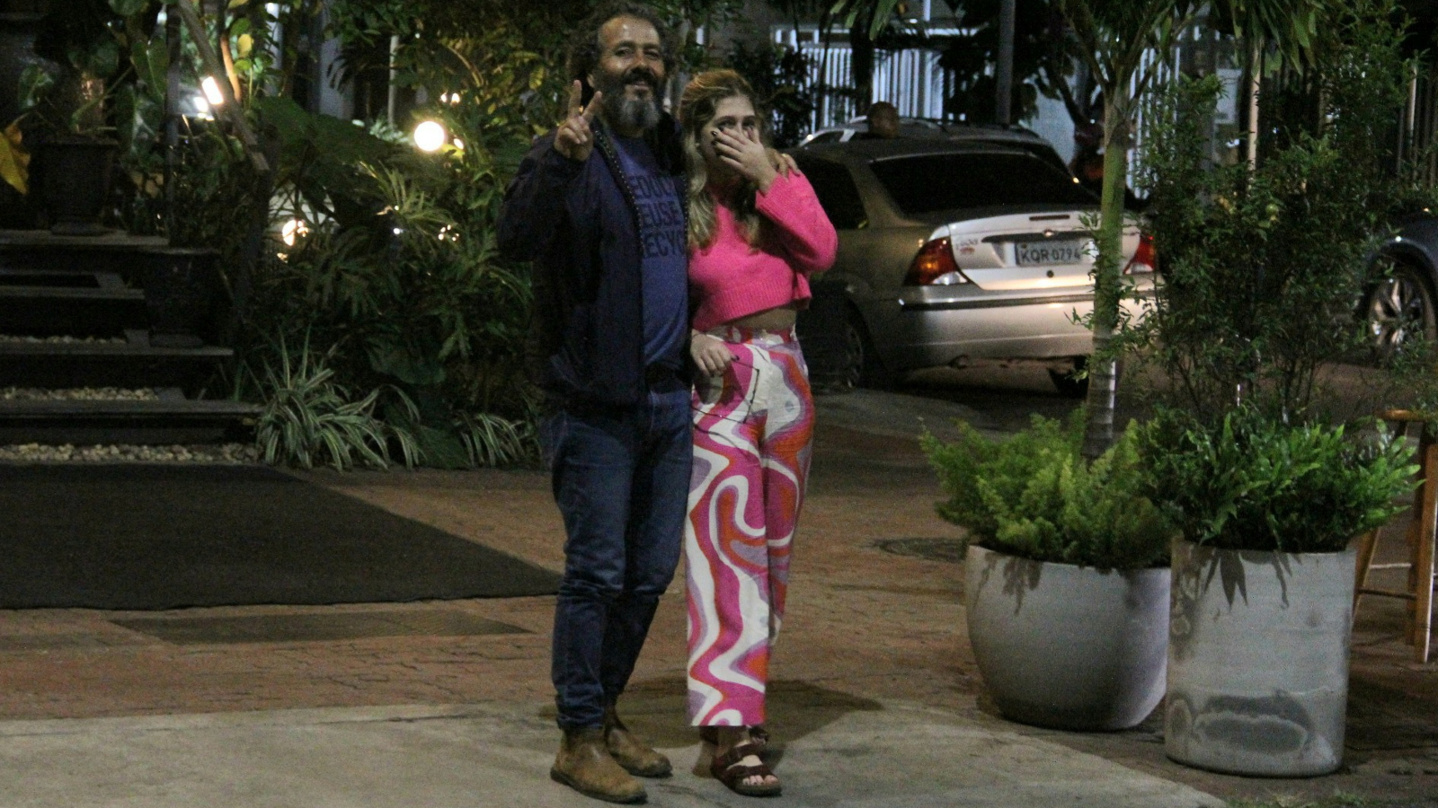 Marcos Palmeira e a filha, Julia Palmeira Mautner