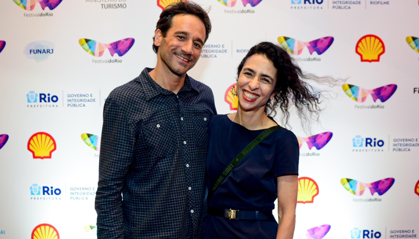 Marisa Monte e o marido Diogo Pires no Festival do Rio