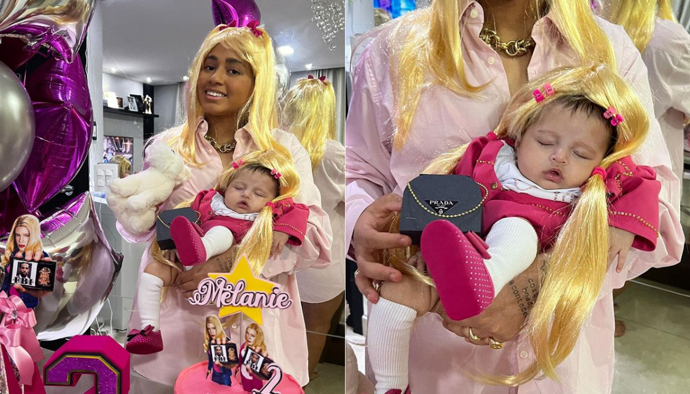 Mesversário da filha de MC Loma