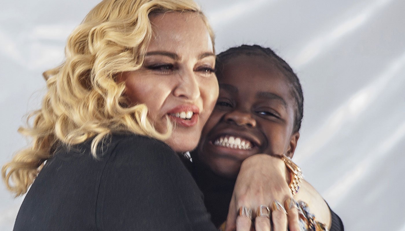 Madonna e a filha Mercy