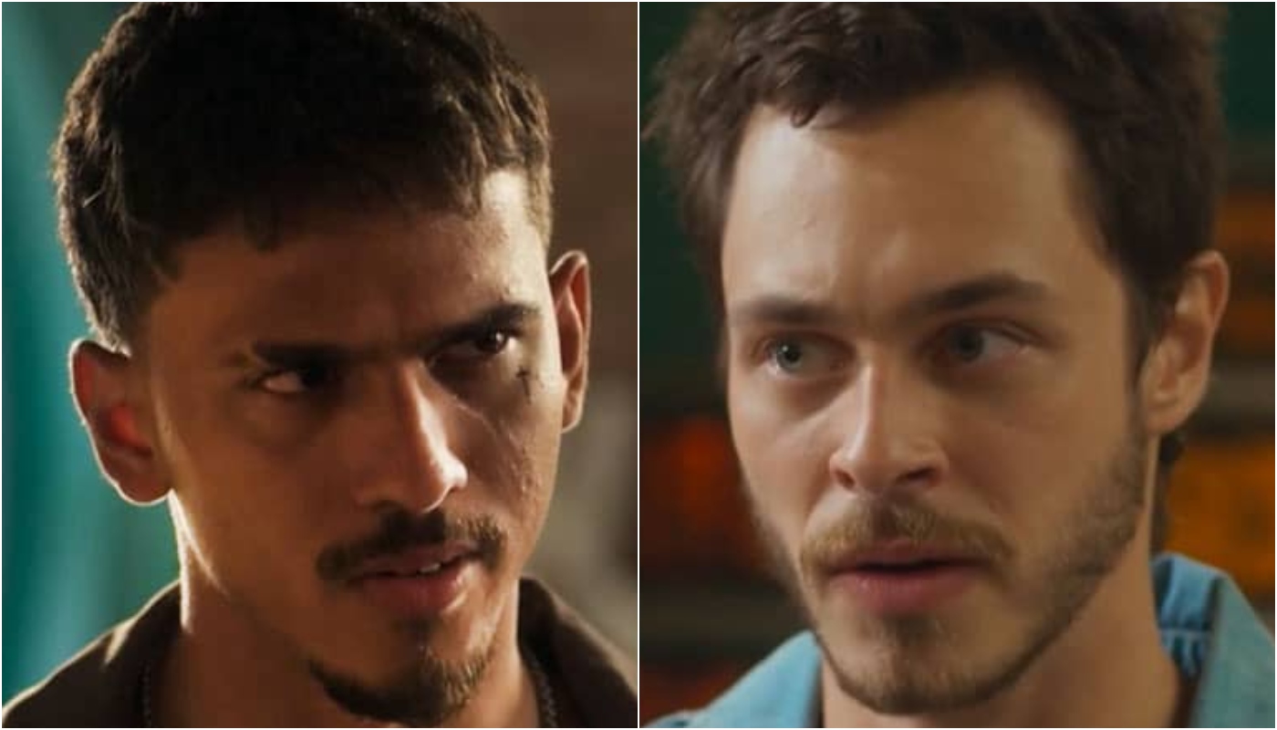 Merreca (Ruan Aguiar) e Francisco (Micael Borges) em