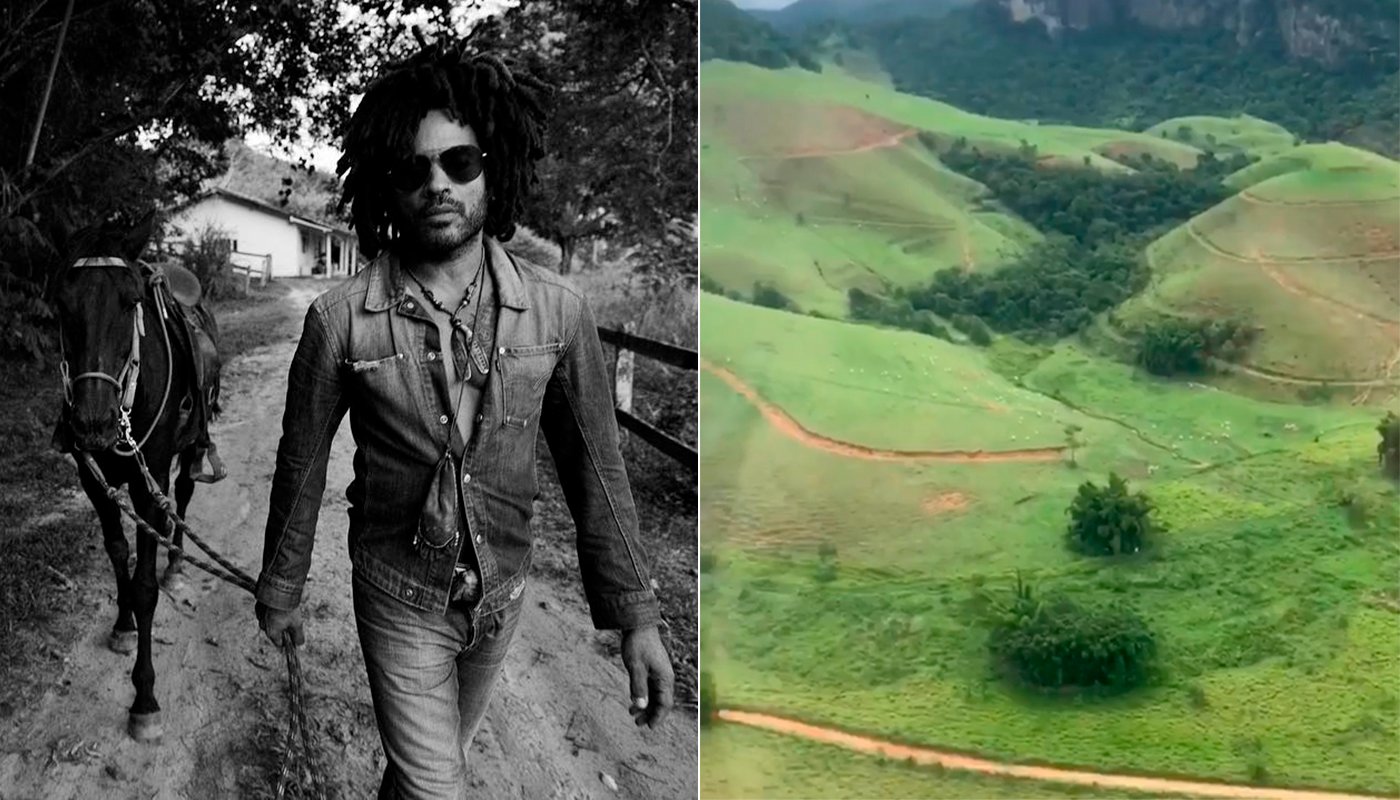 Lenny Kravitz tem uma fazenda no interior do Rio de Janeiro: cantor é apaixonado pelo Brasil