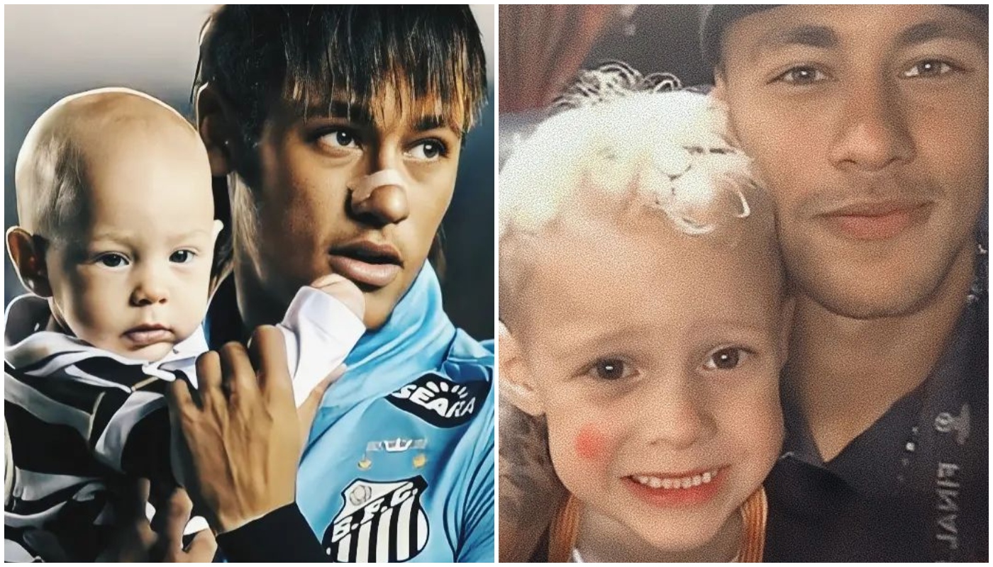 Neymar e Davi Lucca