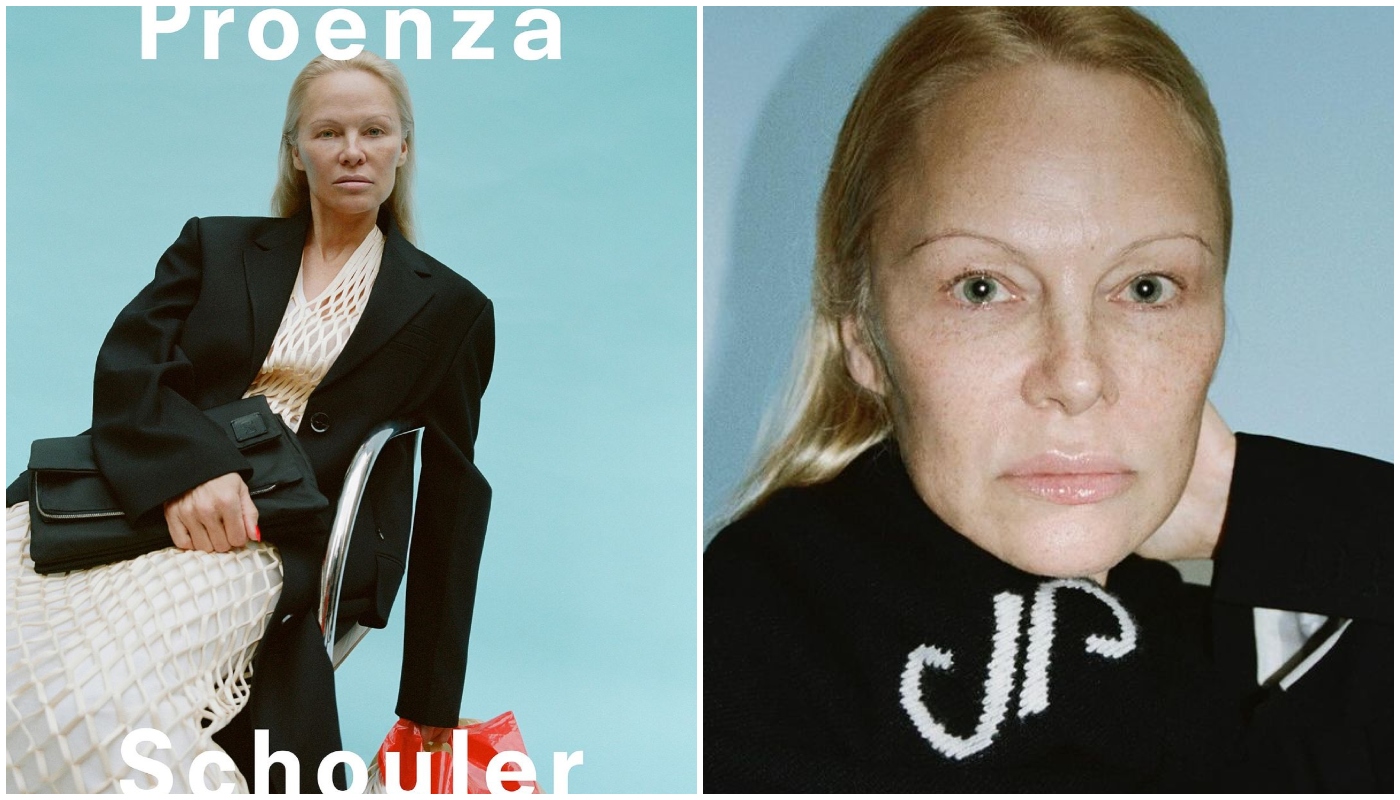 Pamela Anderson estrela a mais recente campanha da marca Proenza Schouler