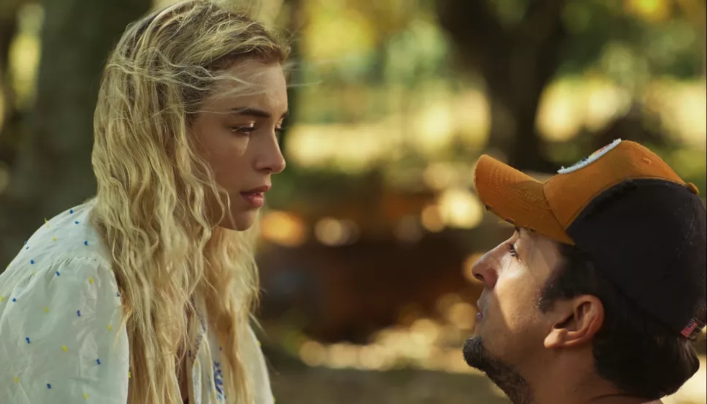 Érica (Marcela Fetter) e Zé Lucas (Irandhir Santos) em