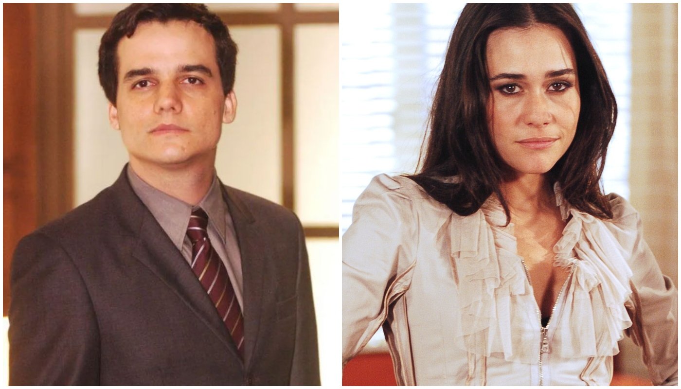 Olavo (Wagner Moura) e Taís (Alessandra Negrini) são os grandes vilões da novela 