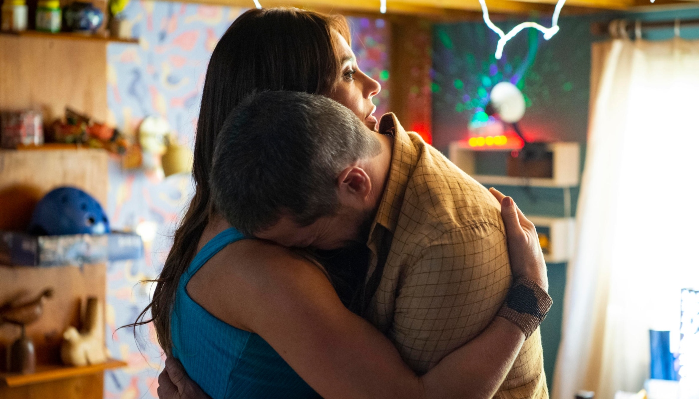 Pat (Paolla Oliveira) e Moa (Marcelo Serrado) em 