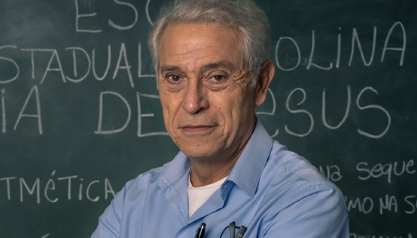 Paulo Gorgulho é o professor Jaci na segunda temporada da série do Globoplay