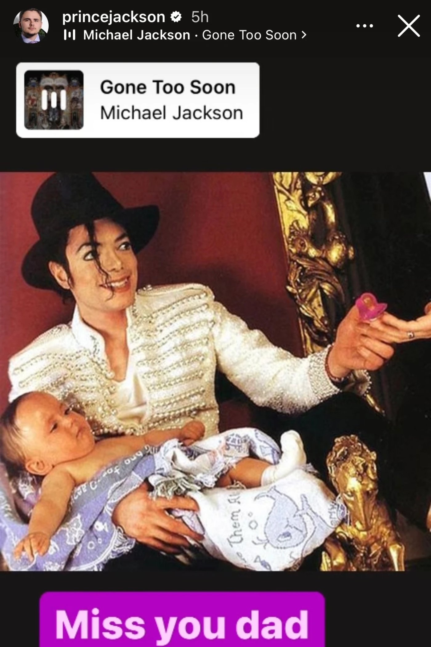 Prince Jackson faz homenagem a Michael Jackson