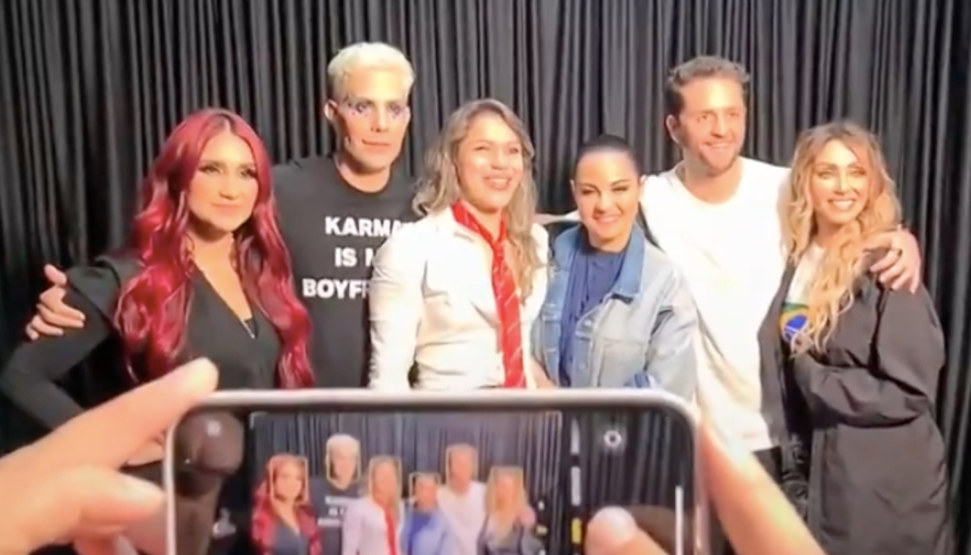Brenda com o RBD