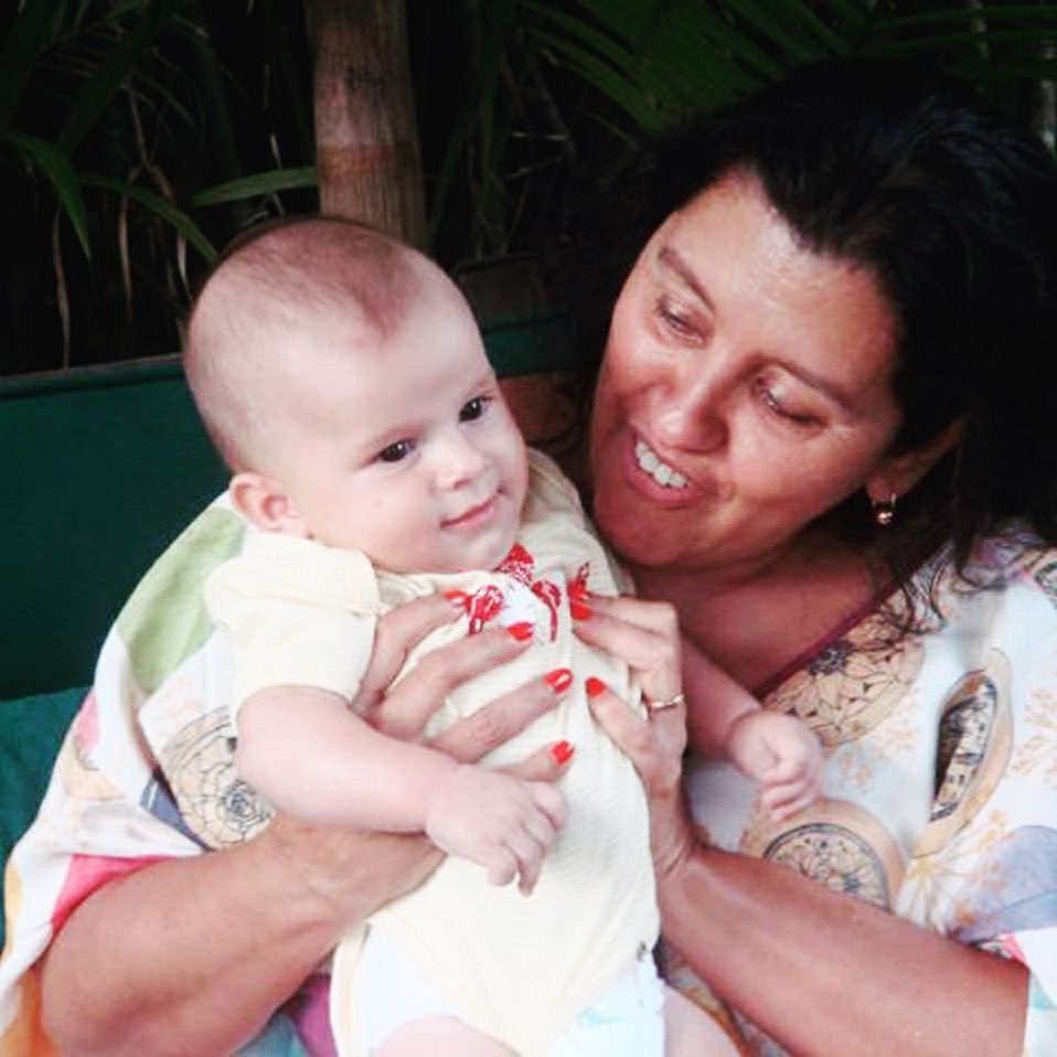 Regina Casé é madrinha de José, caçula de Carol Dieckmann