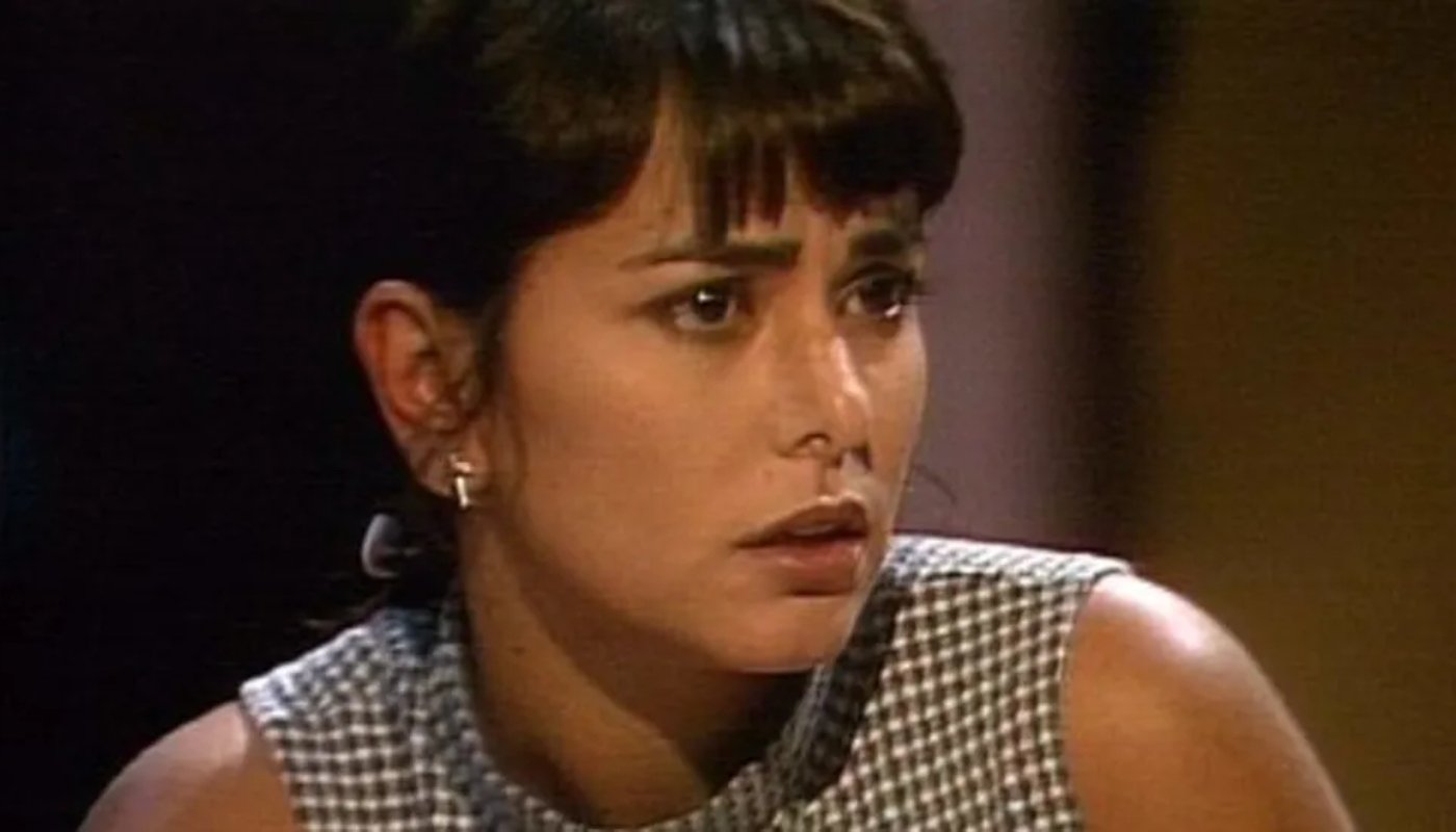 Leila Lopes como a professora Lu em 