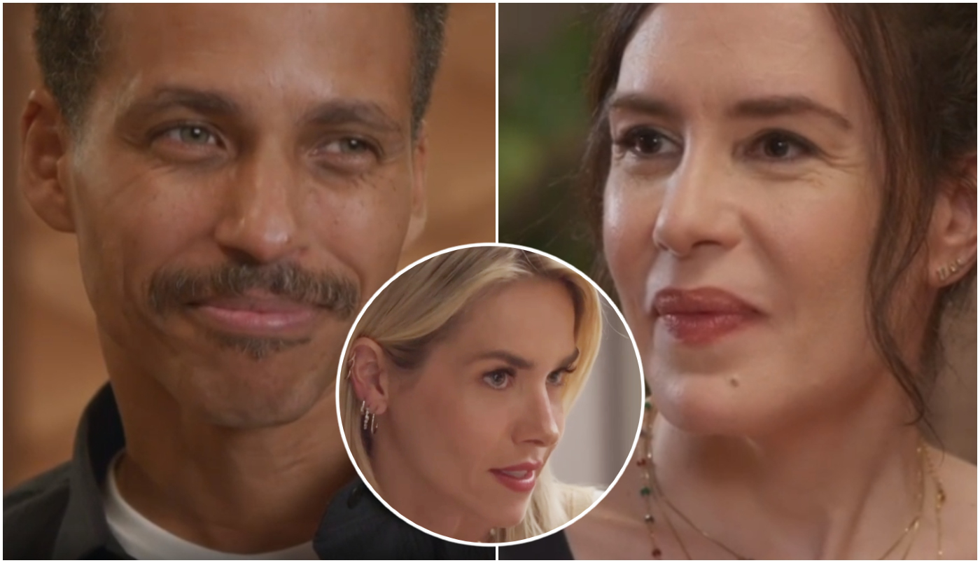 Rico (Pedro Caetano), Érica (Monique Alfradique) e Renée (Maria Clara Spinelli) em