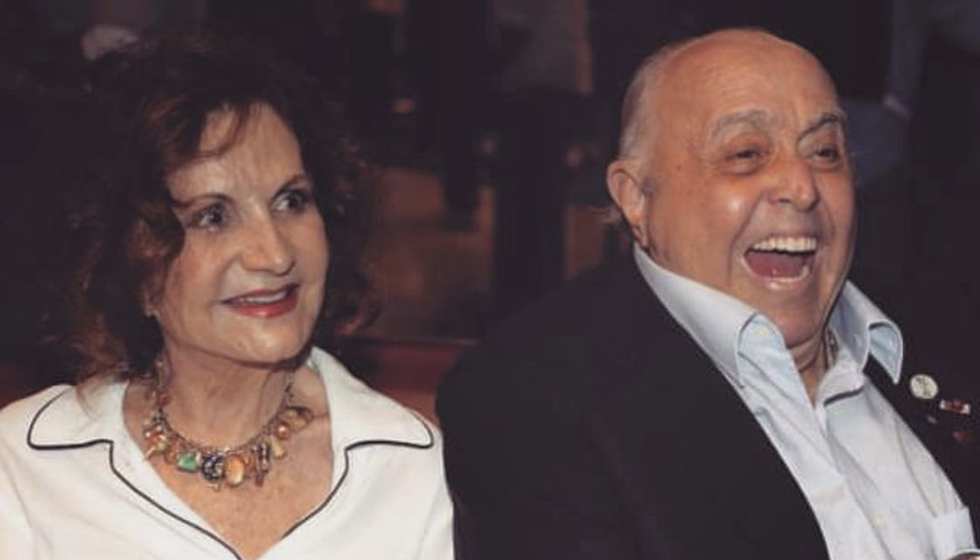 Rosamaria e seu marido, Mauro Mendonça