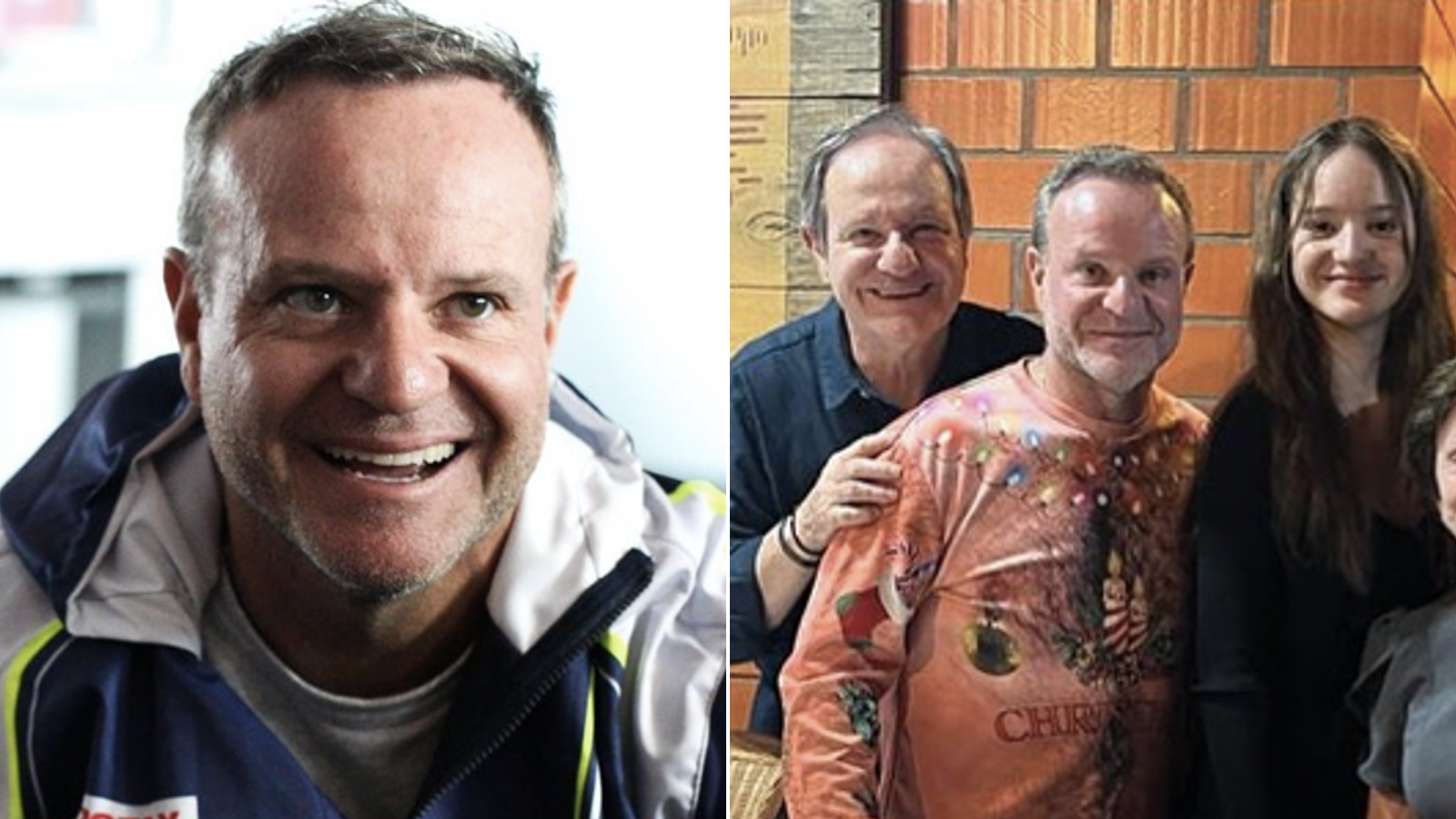 Foto de Rubens Barrichello com a família ganha a web: todos parecem a mesma pessoa