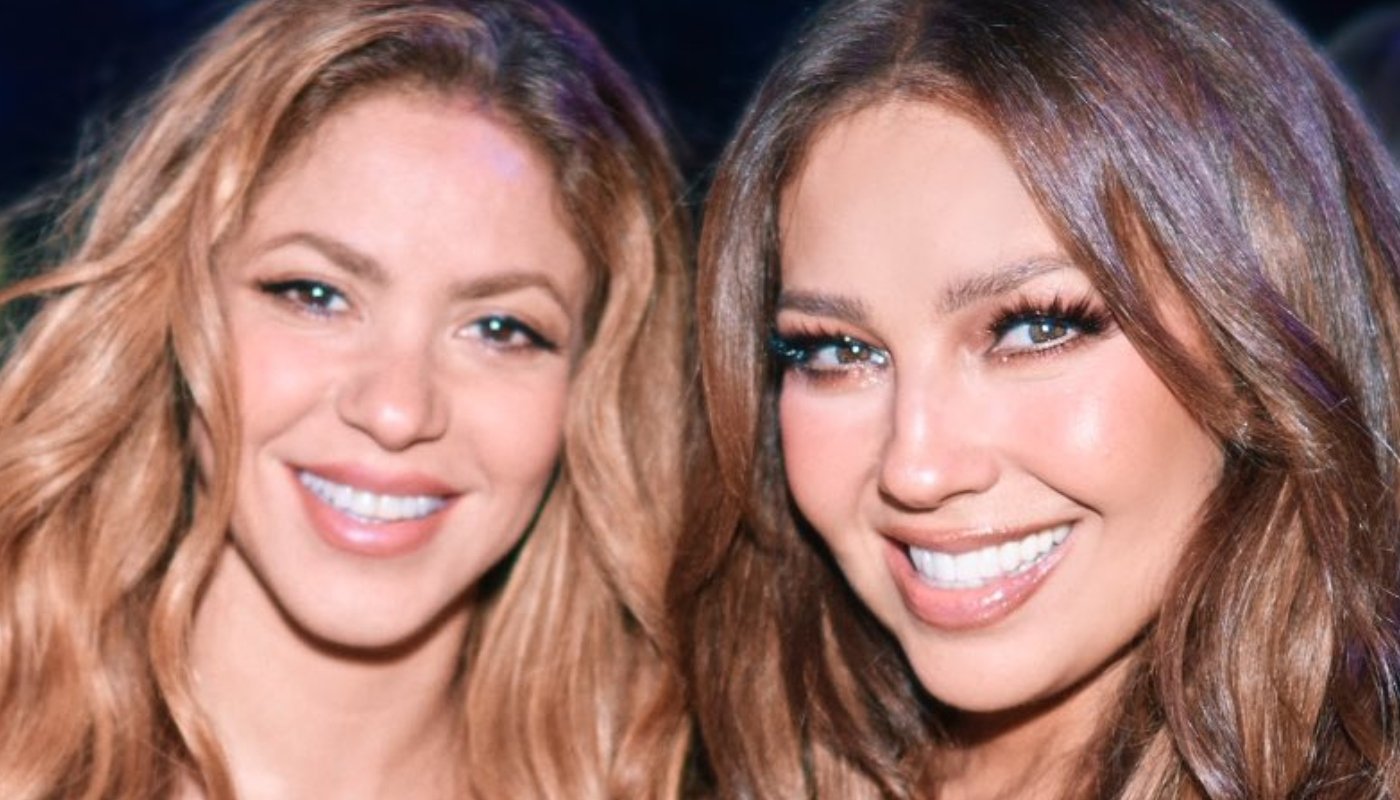 Encontro de Shakira e Thalia durante premiação abala fãs nas redes sociais: “Rainhas latinas”