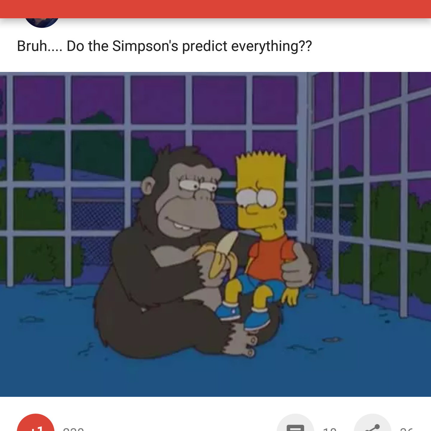 “Os Simpsons” teria previsto morte de gorila em zoo; veja a cena