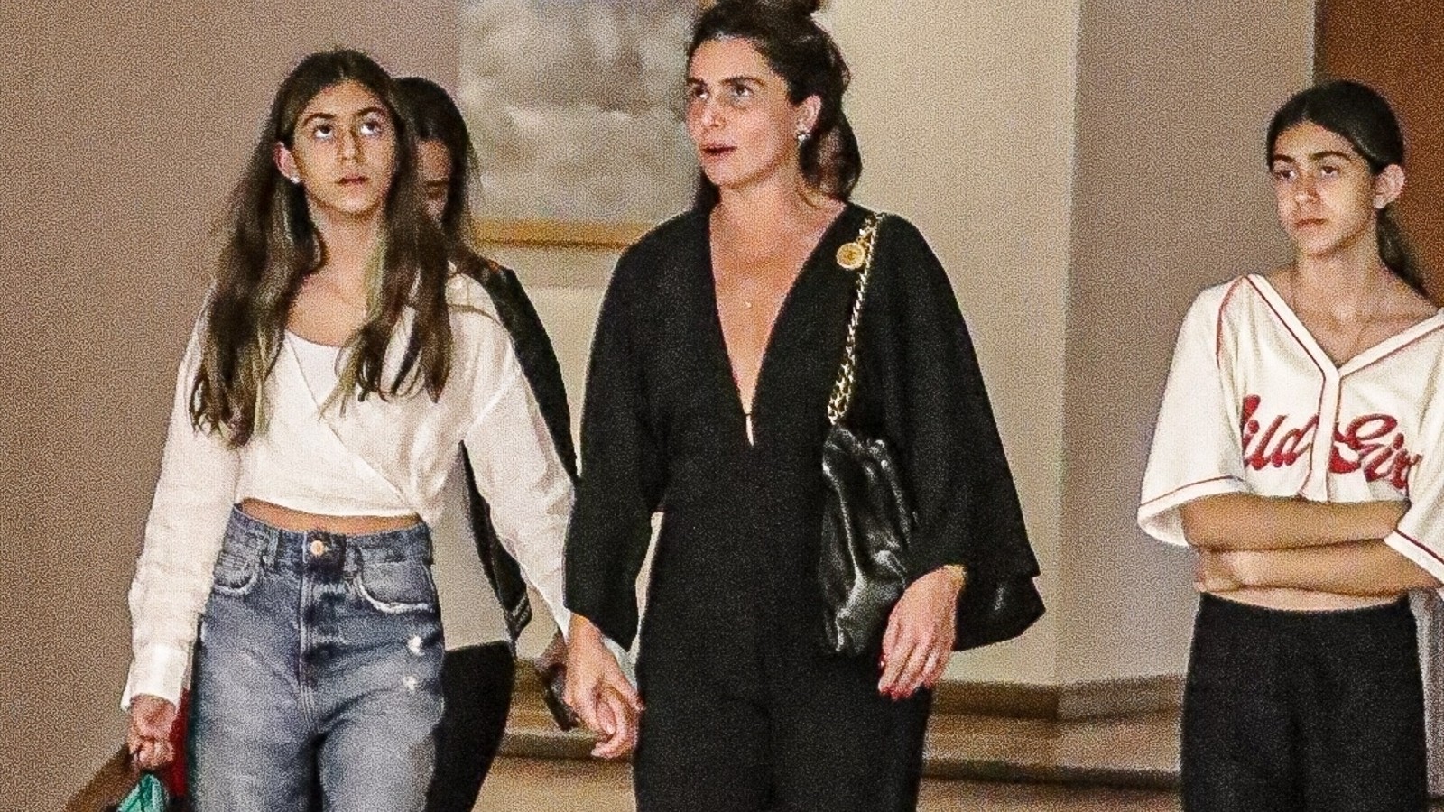 Sofia e Antônia com Giovanna Antonelli