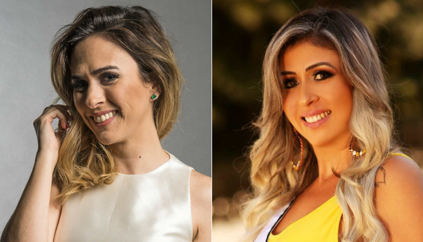 Tatá Werneck está chocada com essa sósia que ela descobriu na TV. São parecidas?