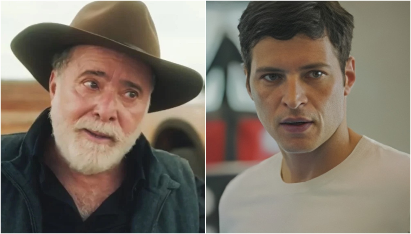 Antônio (Tony Ramos) e Marino (Leandro Lima) em 