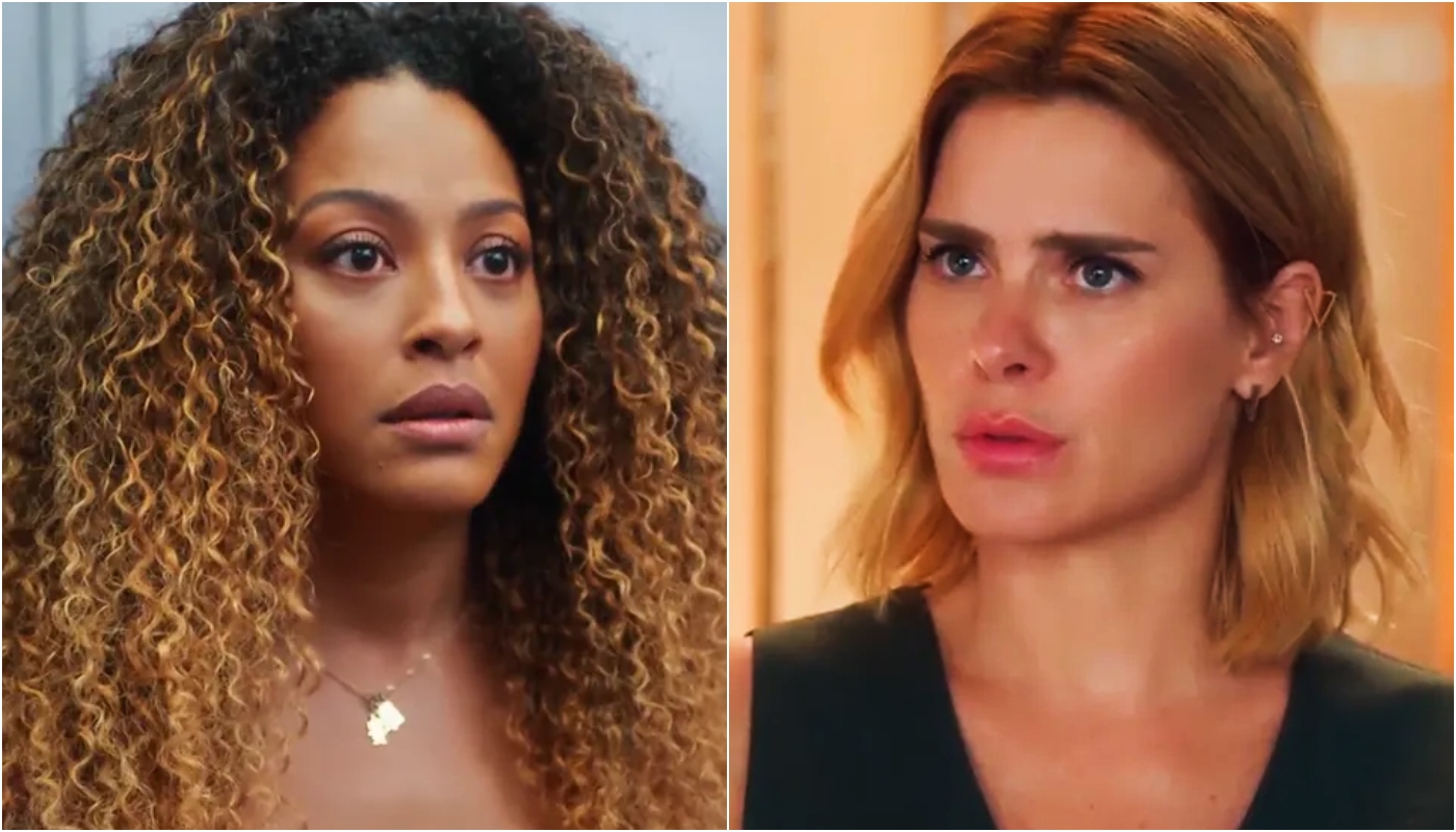 Sol (Sheron Menezzes) e Lumiar (Carolina Dieckmann) em
