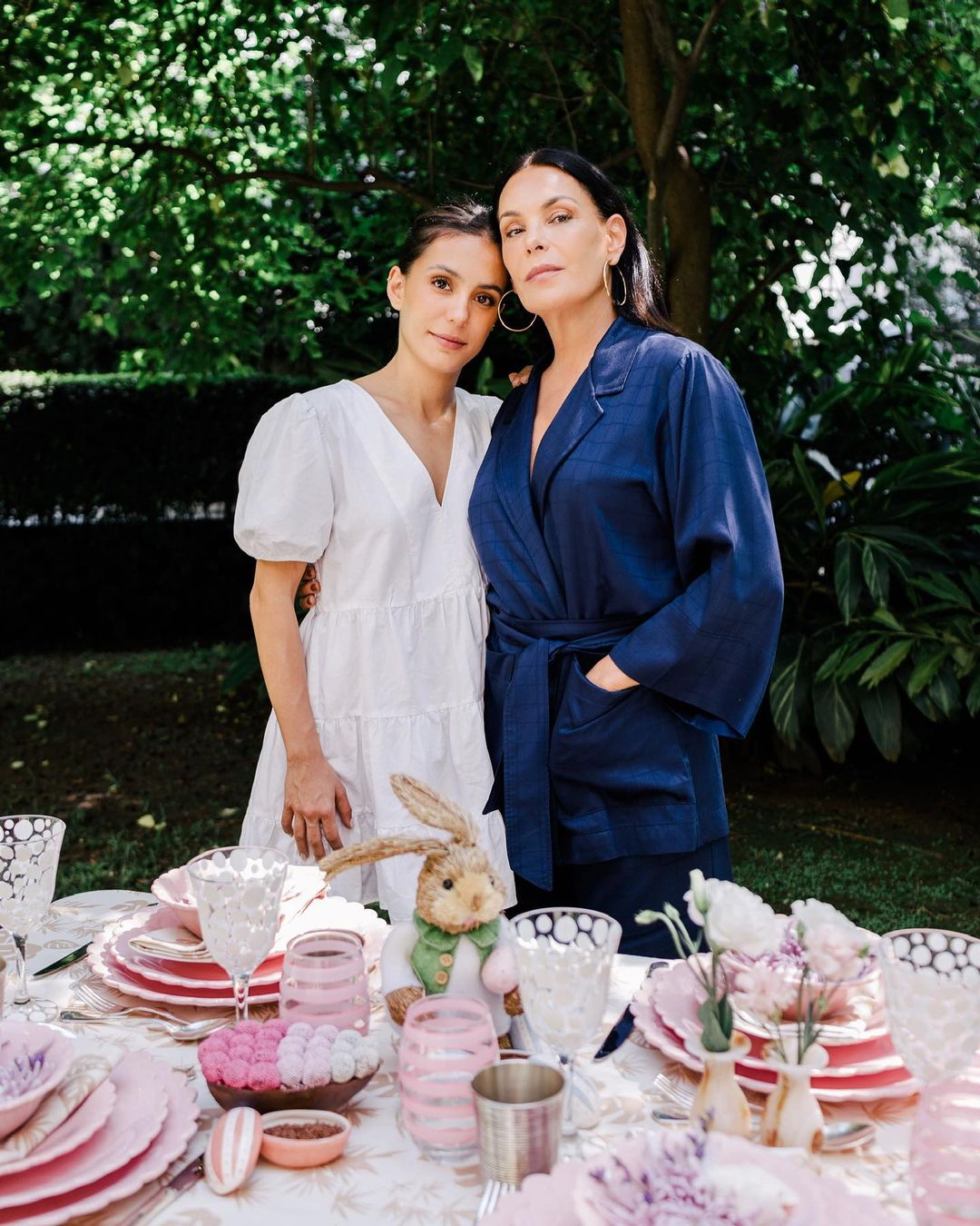 Carolina Ferraz e a filha Valentina