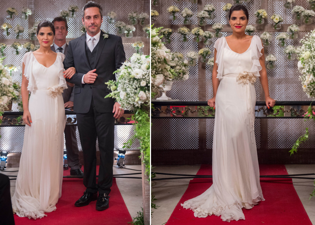 Vestido de noiva da Toia: detalhes do modelo usado por Giácomo que você não notou