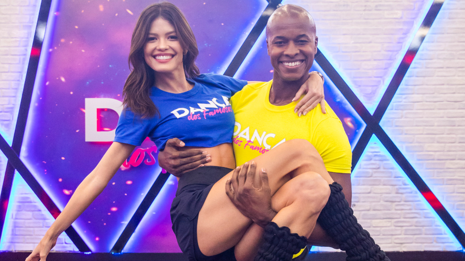 Vitória Strada e Wagner Santos no 