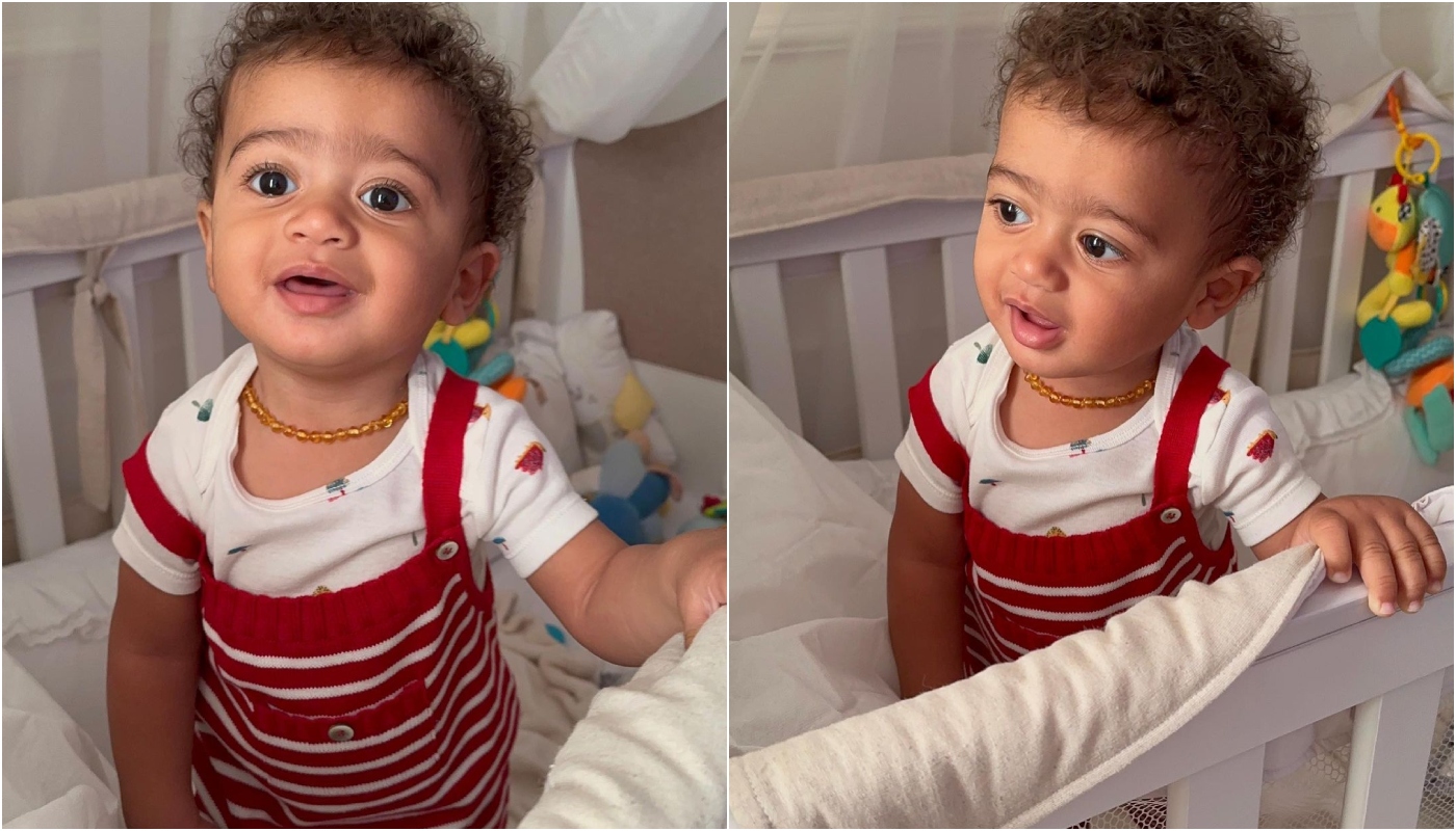 Viviane Araújo comemora os 9 meses do filho