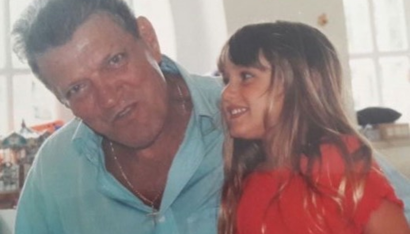 Xuxa Meneghel com Luiz Floriano Meneghel