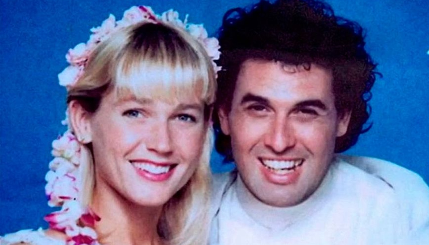 Xuxa e Sérgio Mallandro nos bastidores de