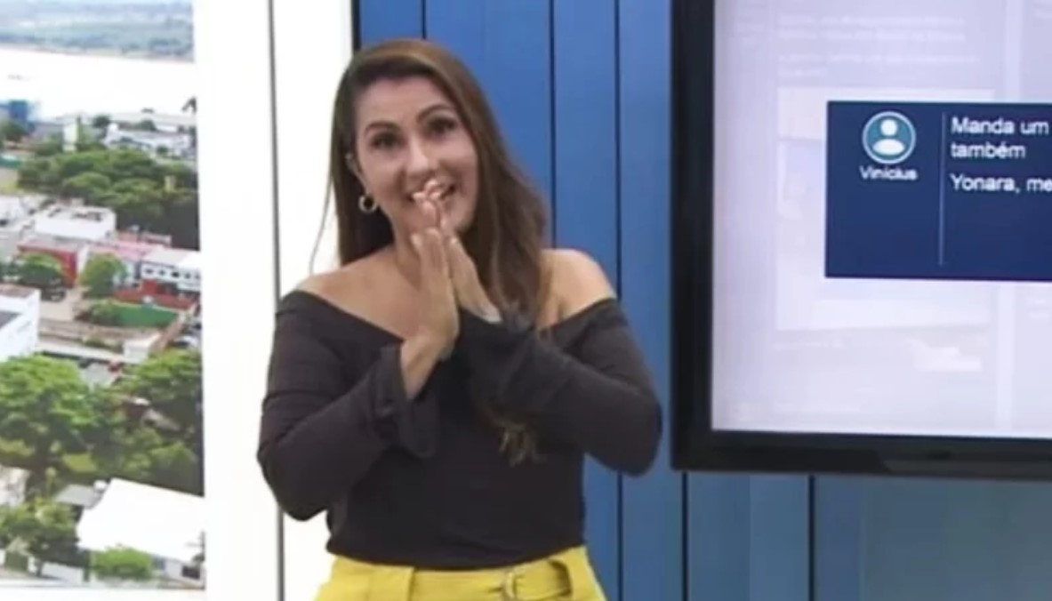 A jornalista Yonara Werri, da Rede Amazônica